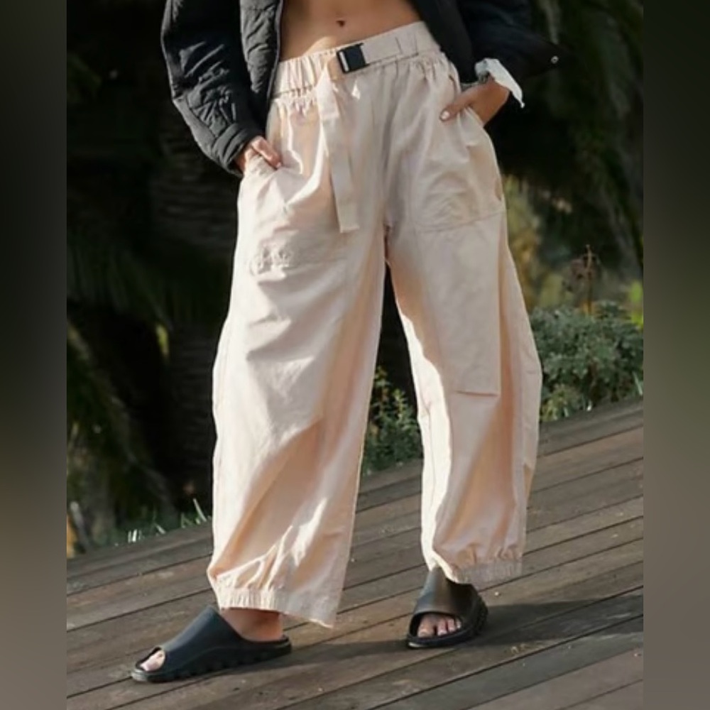FP Movement by Free People Light Cream Joggers - Picture 1 of 7